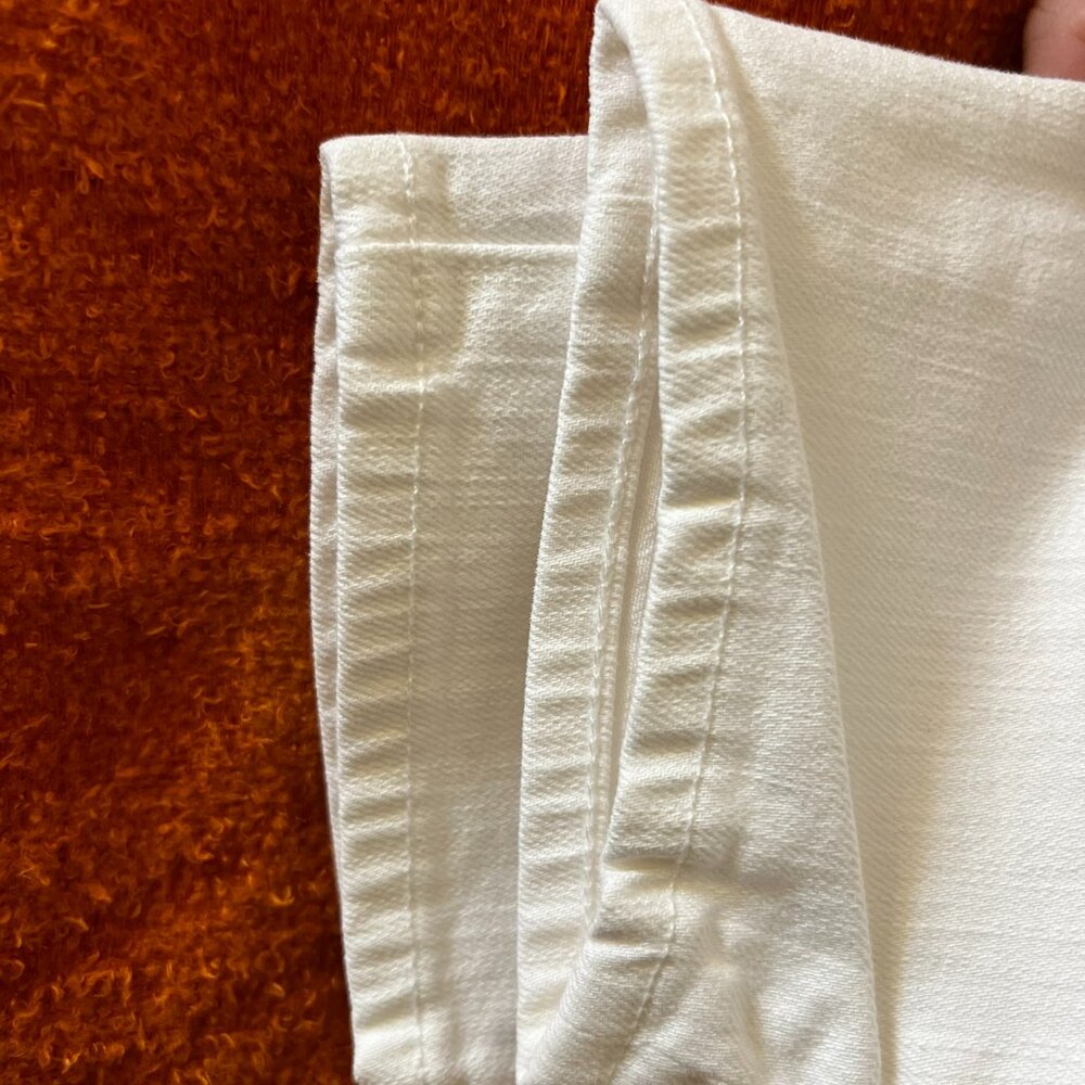 AG Adriano Goldschmied The Stilt Cigarette Leg White Jeans – size 30 - Picture 8 of 8